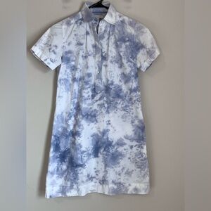 Ann Mashburn Tunic Dress Pockets Women's Size XS Shirtdress Poplin